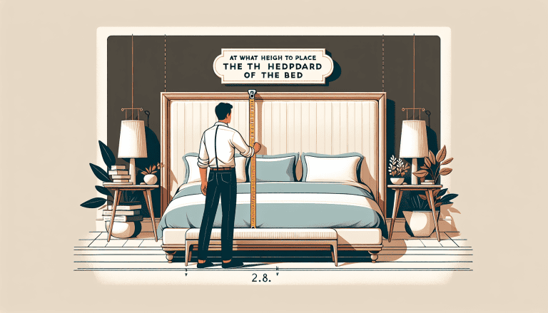 a que altura colocar el cabecero de la cama