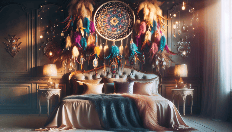 atrapasuenos cabecero cama