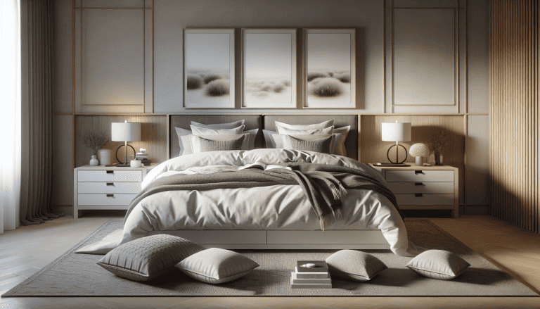 cabecero cama 150 con mesitas integradas