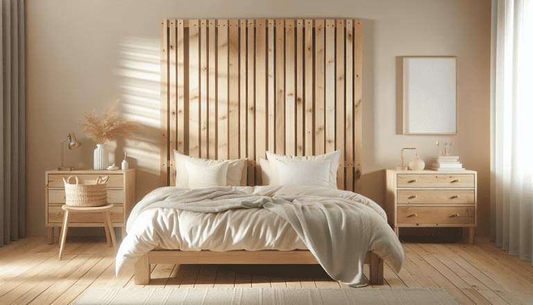 cabecero listones madera