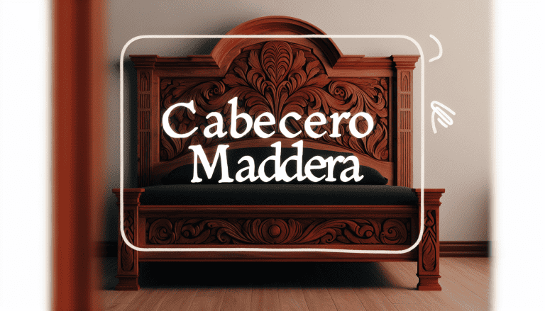 cabecero madera