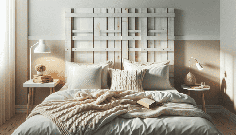 cabecero madera blanco