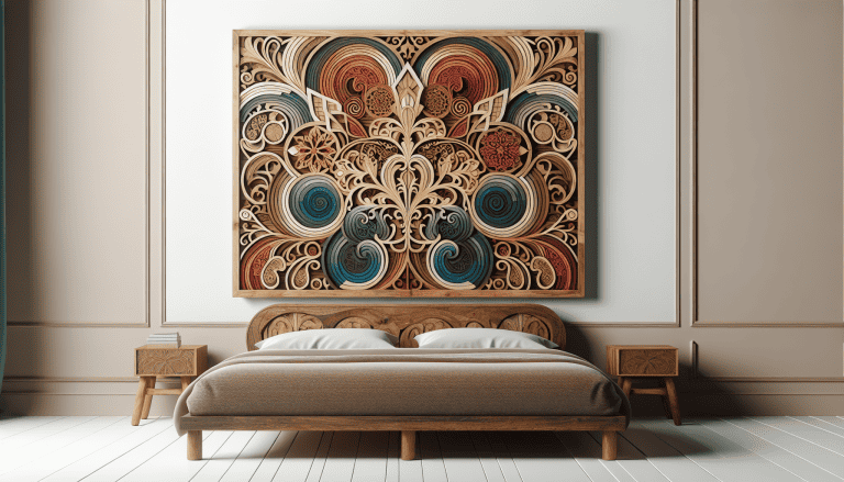 cabecero madera colores