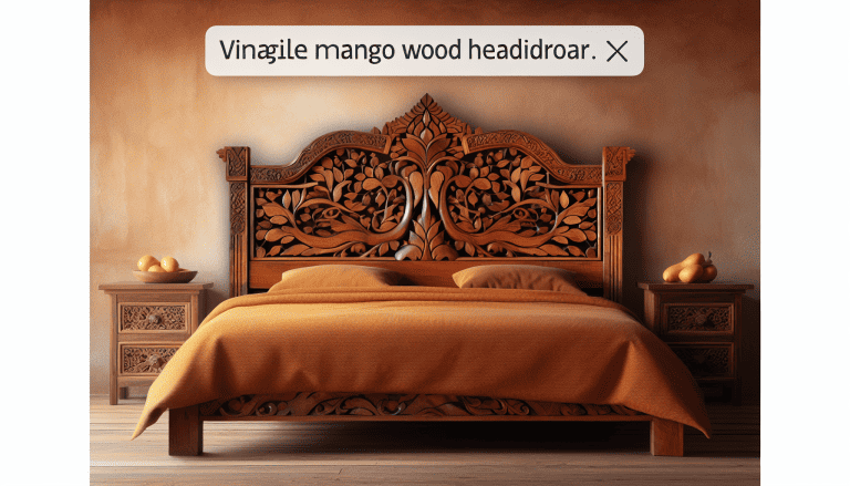 cabecero madera mango