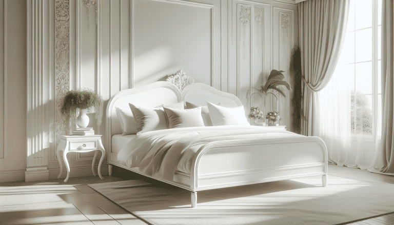 cabeceros de cama blancos