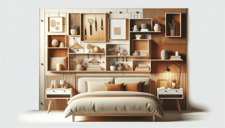 cabeceros de cama con estantes