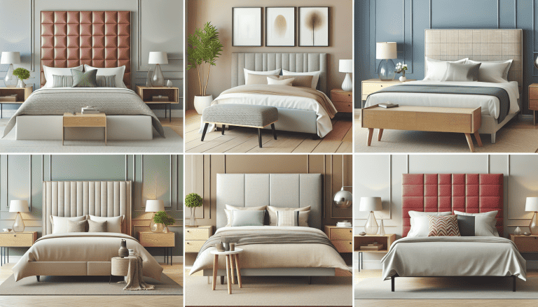 cabeceros tapizados modernos