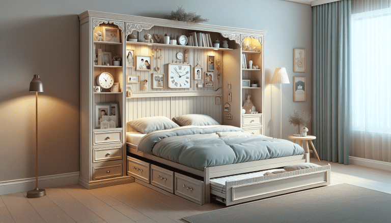 cama nido con cabecero almacenaje