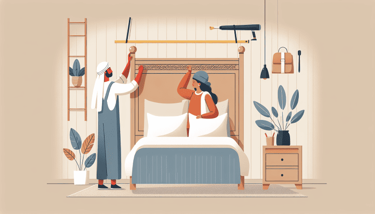 colgar cabecero cama