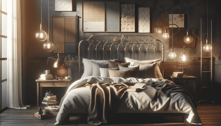 como combinar un cabecero de forja