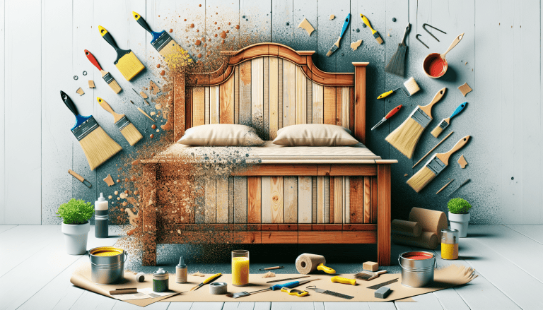 como modernizar un cabecero de madera