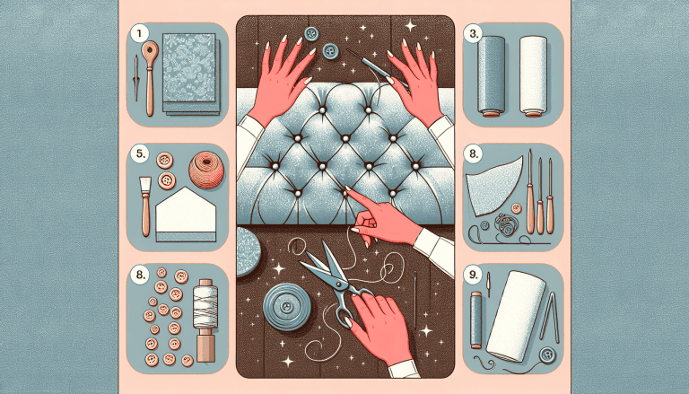 como tapizar un cabecero de cama con botones