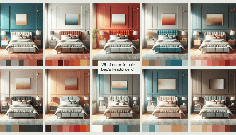 de que color pintar cabecero cama