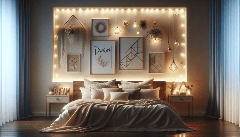 ideas para poner encima cabecero cama