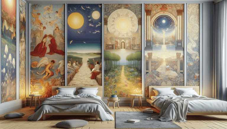 murales para cabeceros de cama