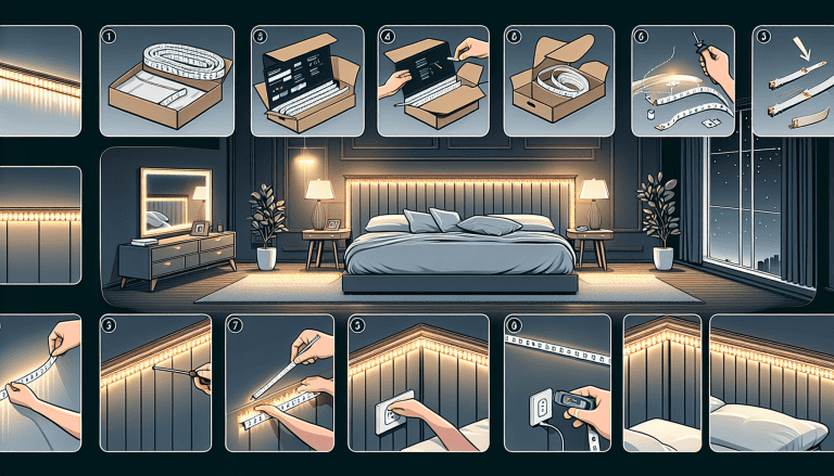 poner tira led cabecero cama