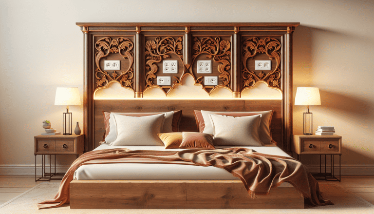 cabecero con enchufes