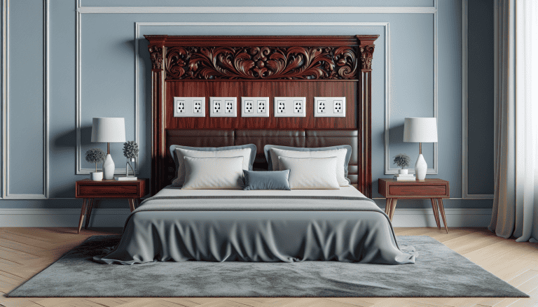 cabecero con enchufes integrados