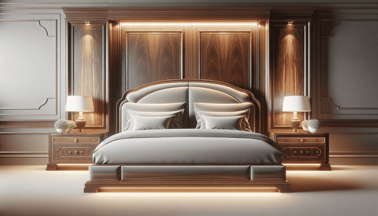 cabecero con mesillas integradas