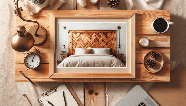 cabecero de pino color miel