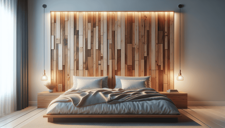 cabecero de tarima flotante