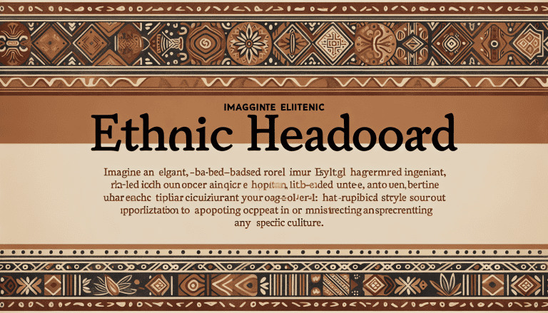 cabecero etnico