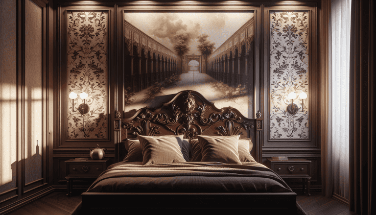 cabecero marron oscuro