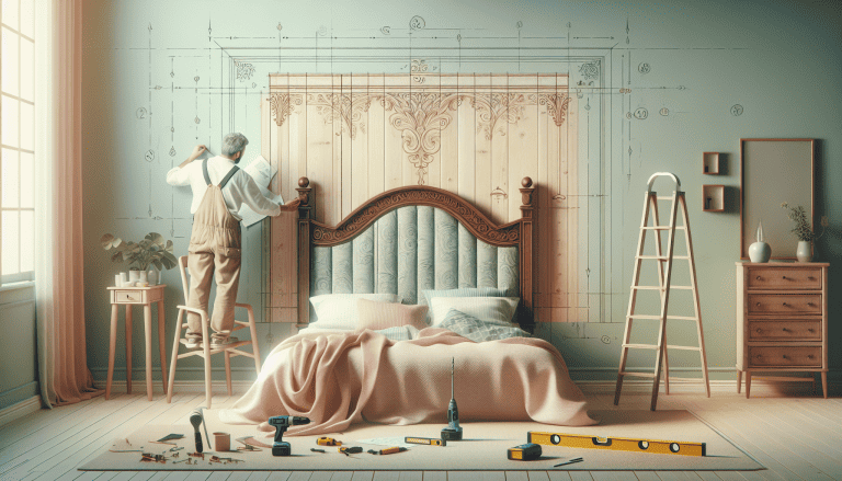 colgar cabecero pegado a la pared