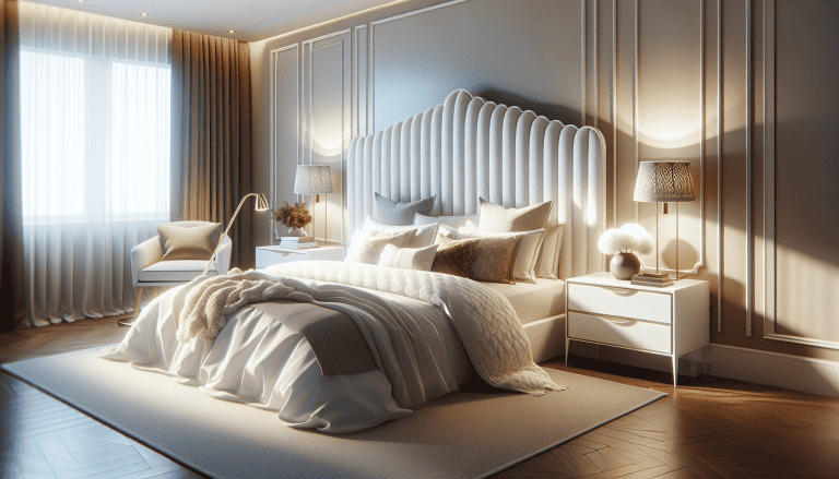 habitaciones con cabeceros blancos