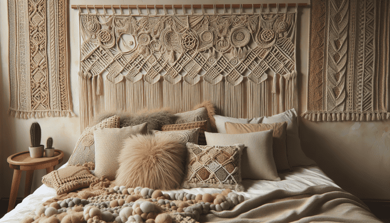 tapiz macrame cabecero