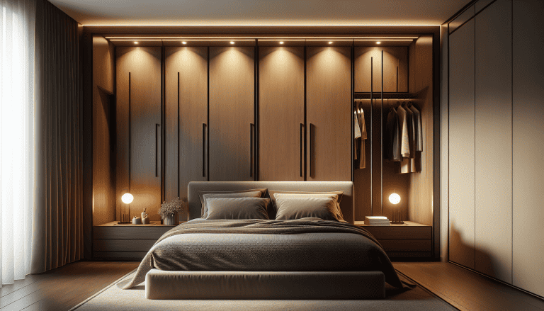 vestidores detras del cabecero